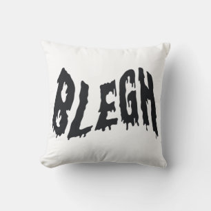 blegh, Metal, Heavy Metal, Punk, Metal-Musik Kissen