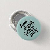 Blei folgen, Blei folgen - Switch, Pulver blau Button (Vorne & Hinten)