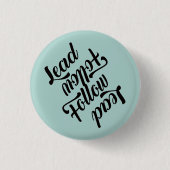 Blei folgen, Blei folgen - Switch, Pulver blau Button (Vorderseite)