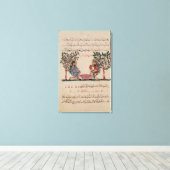 Blei herstellen, Seite aus einem Leinwanddruck (Insitu (Holzboden))