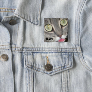 Blei Katzenpfropfkleber Button