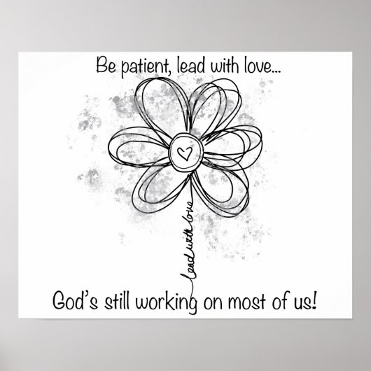 Blei mit Liebe, Erwachsenenfärbung mit Halbdunkel Poster (Vorne)