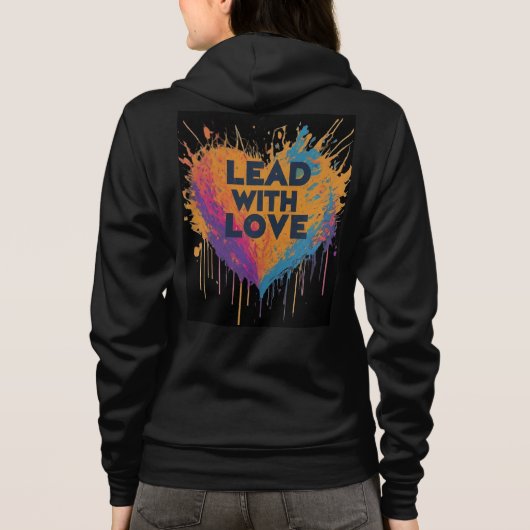 Blei mit Liebe Hoodie (Rückseite)