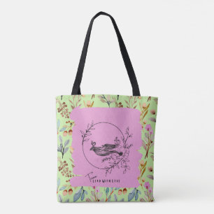 Blei mit Liebe Medium Shopping Tasche