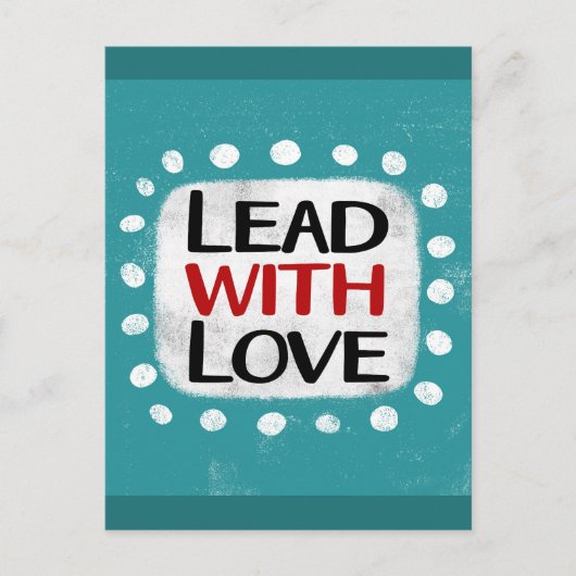 Blei mit Liebe Postkarte (Vorderseite)