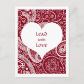 Blei mit Liebe Postkarte (Vorderseite)