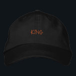 Blei mit Selbstvertrauen mit Custom KING Handsome Bestickte Baseballkappe<br><div class="desc">Tragen Sie Ihre Krone mit Zuversicht - Dieses elegante,  schwarze KING bedruckte Kappe bietet eine anpassbare,  komfortable Passform für den Alltag.</div>