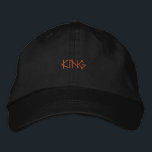 Blei mit Selbstvertrauen mit Custom KING Handsome Bestickte Baseballkappe<br><div class="desc">Tragen Sie Ihre Krone mit Zuversicht - Dieses elegante,  schwarze KING bedruckte Kappe bietet eine anpassbare,  komfortable Passform für den Alltag.</div>