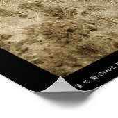 Blei-Stadtmine & Mill SD 1889 Poster (Ecke)