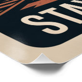 Bleib Auf Kurs Poster (Ecke)