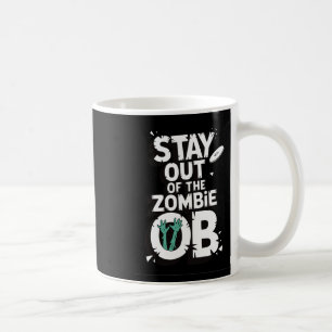 Bleib Aus Dem Zombie Ob Lustige Disc Golf Zombie L Kaffeetasse