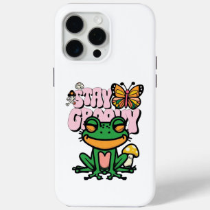 Bleib bei den groovy Frosch-Vibes Case-Mate iPhone Hülle