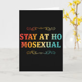 Bleib bei Ho Moual Lustiges Design  Karte (Gelbe Blume)