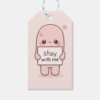Bleib bei mir Ästhetisches Zitat Design Romantisch Geschenkanhänger