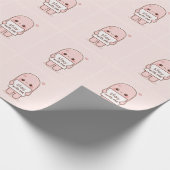 Bleib bei mir Ästhetisches Zitat Design Romantisch Geschenkpapier (Ecke)