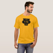Bleib beim Plan-Logo auf T-Shirt (Vorne ganz)