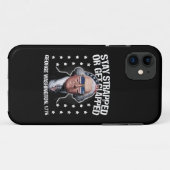 Bleib bewaffnet oder kriegst eine geknallt George Case-Mate iPhone Hülle (Rückseite (Horizontal))
