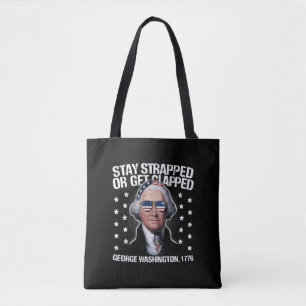 Bleib bewaffnet oder kriegst geklatscht George Was Tasche