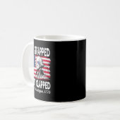 Bleib bewaffnet oder werde geklapst George Washing Kaffeetasse (Vorderseite Links)