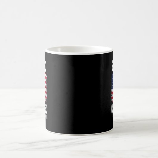 Bleib bewaffnet oder werde geklapst George Washing Kaffeetasse (Mittel)