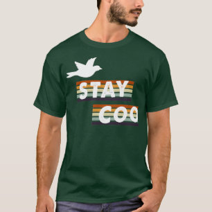 Bleib Coo Vintage Taube Tauben Liebhaber T-Shirt