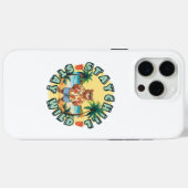 Bleib cool, bleib wild – Sommer Strand Bär Design Case-Mate iPhone Hülle (Rückseite (Horizontal))
