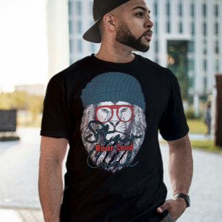 Bleib cool, brülle laut – Chilliges, aber furchtlo T-Shirt