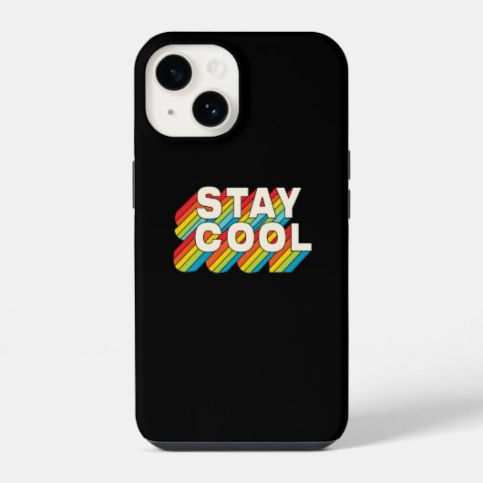 Bleib cool iPhone hülle (Rückseite)