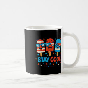 Bleib Cool Popsicle-Shirt Jungen Männer 4. Juli Am Kaffeetasse