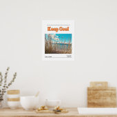 Bleib cool poster (Küche)