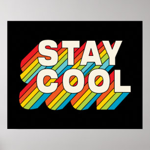 Bleib cool poster