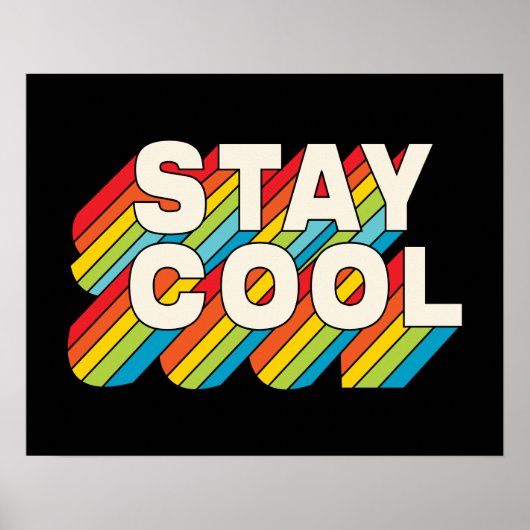 Bleib cool poster (Vorne)