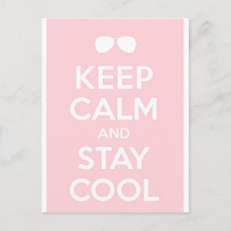 Bleib cool postkarte