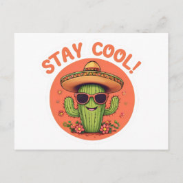 Bleib cool. postkarte