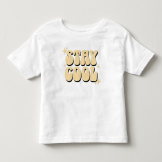 Bleib Cool Retro T-Shirt – 70er Vintage Stimmung
