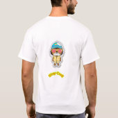 Bleib Cool Sticker Design T-Shirt (Rückseite)