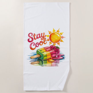 Bleib cool strandtuch
