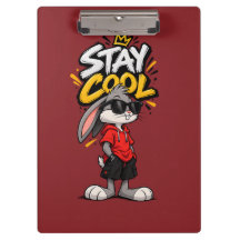 Bleib Cool Street Style Kaninchen Grafik – Lustige