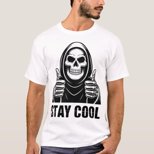Bleib cool vintage T-Shirt (Vorderseite)