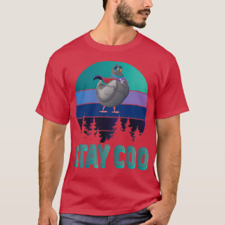 Bleib Cool Vintage Taube 32 T-Shirt