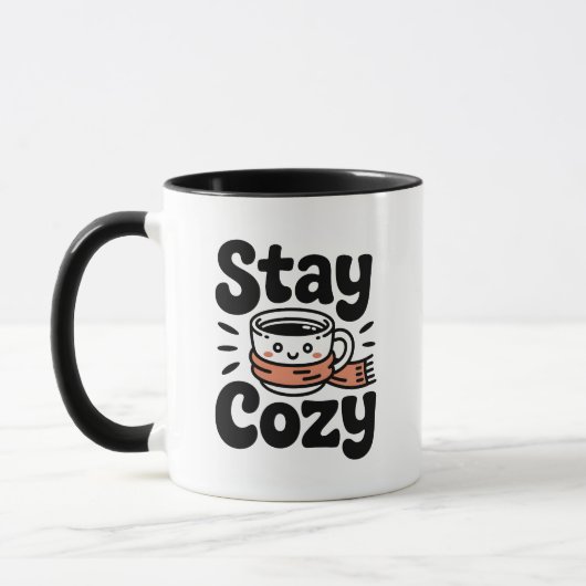 Bleib Cozy Süße Kaffeetasse (Links)