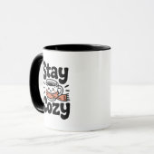 Bleib Cozy Süße Kaffeetasse (Vorderseite Links)