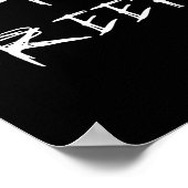 Bleib creepy Emo Goth Halloween lustig Poster (Ecke)