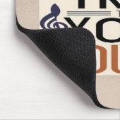 Bleib deinem Sound treu Mousepad (Ecke)