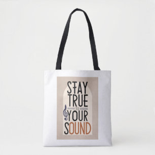 Bleib deinem Sound treu Tasche