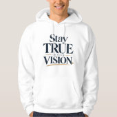 Bleib deiner Vision treu Hoodie (Vorderseite)