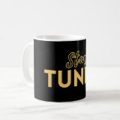 Bleib dran – Motivationszitat Kaffeetasse (Vorderseite Links)