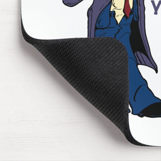 Bleib dran! mousepad (Ecke)