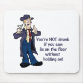 Bleib dran! mousepad (Vorne)