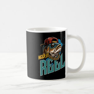 Bleib es Reel Casual Lustig Angeln Outdoor-Männer Kaffeetasse